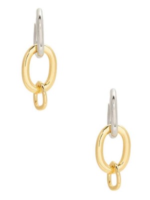 Boucles d'Oreilles Guess Multi-Tone Chain Femme Doré Multicolore | 86279-XFYI