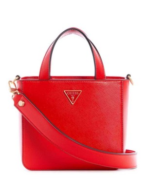 Cabas Guess Layla Mini Femme Rouge | 45139-PNYH