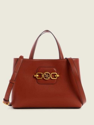 Cartable Guess Hensely Girlfriend Femme Bordeaux | 41078-TBIH