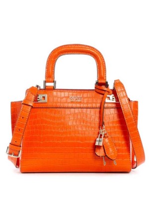 Cartable Guess Katey Girlfriend Femme Orange | 31570-SAOQ