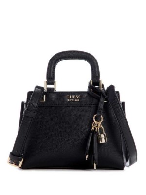 Cartable Guess Katey Mini Femme Noir | 01653-DLNZ