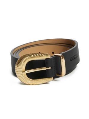 Ceintures Guess Western Homme Noir | 19784-CNXV