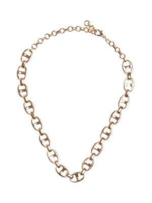 Collier Guess 14KT Mariner Chain Choker Femme Doré | 75360-YNKW