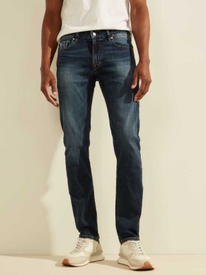 Jean Guess Faded Mince Homme Lavage | 72431-QNGH