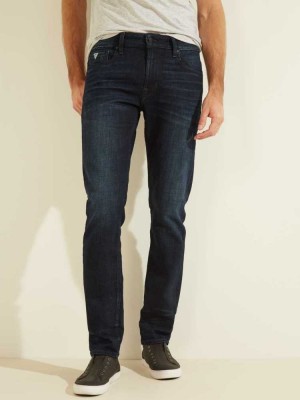 Jean Guess Slim Tapered Homme Lavage Indigo | 57180-DPBG