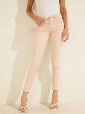 Jean Guess Super-Stretch Curve X Mince Femme Rose | 14903-HIPU