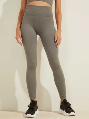 Leggings Guess Alma Seamless Femme Grise | 65401-NIZY