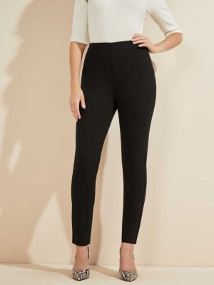 Leggings Guess Jane Ponte Femme Noir | 54309-IZUQ