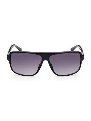 Lunette de Soleil Guess Square Homme Argent | 69153-TCLS