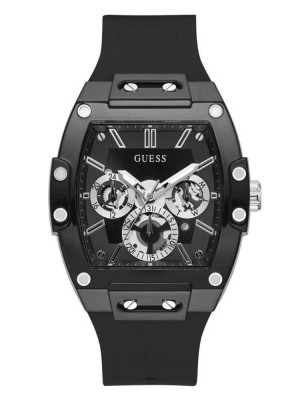 Montre Guess Black And Silver-Tone Multifonction Homme Multicolore | 61038-VXEI