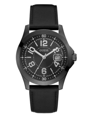 Montre Guess Black Cuir Brides Analog Homme Multicolore | 05946-LGTV