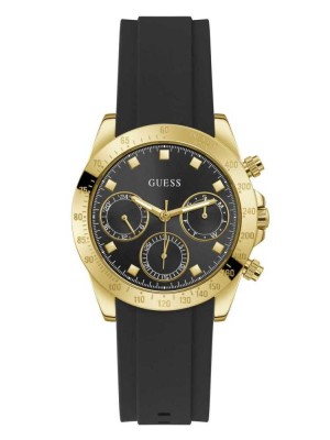 Montre Guess Black and Gold-Tone Chronographic Femme Multicolore | 08197-PXMT