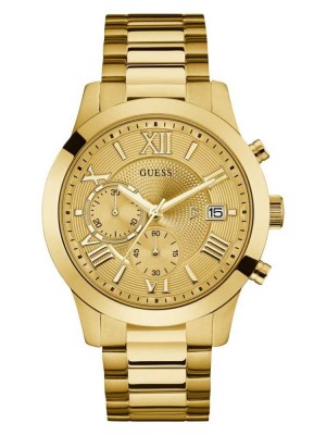 Montre Guess Gold-Tone Classiche Homme Doré | 30724-IXQH