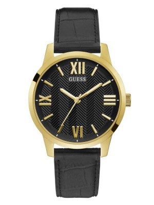 Montre Guess Gold-Tone Croc Brides Analog Homme Multicolore | 13026-RMGB