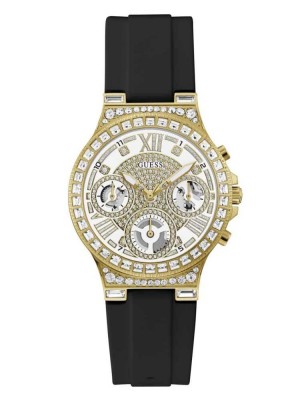 Montre Guess Gold-Tone Rhinestone Multifonction Femme Multicolore | 75690-IAXV