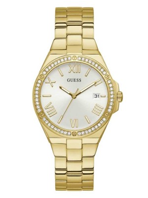 Montre Guess Gold-Tone and Rhinestone Analog Femme Multicolore | 93620-UAMI