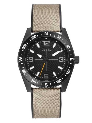 Montre Guess Khaki and Black Compass Analog Homme Multicolore | 26453-GFLJ