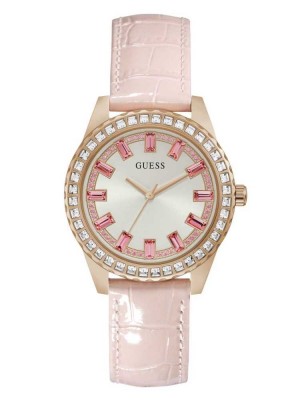 Montre Guess Pink Rhinestone Analog Femme Multicolore | 10847-MSAN