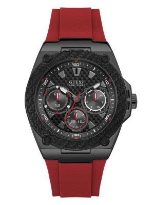 Montre Guess Red and Black Multifonction Homme Rouge | 25918-YQBZ