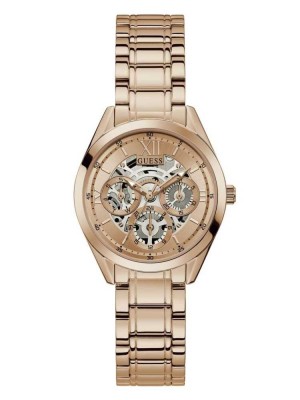 Montre Guess Rose Gold-Tone Multifonction Femme Multicolore | 82374-DUWM