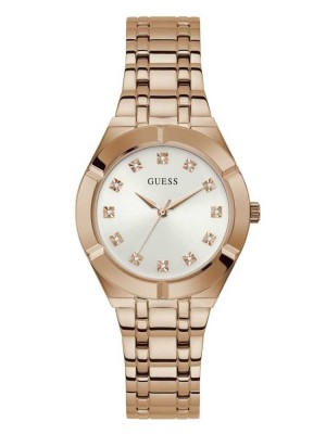 Montre Guess Rose Gold-Tone and Diamond Analog Femme Multicolore | 97423-PTOX