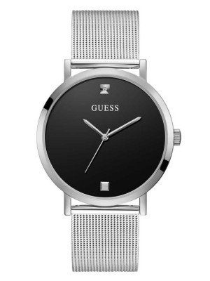 Montre Guess Silver-Tone Mesh Diamond Analog Homme Multicolore | 85479-SQUV