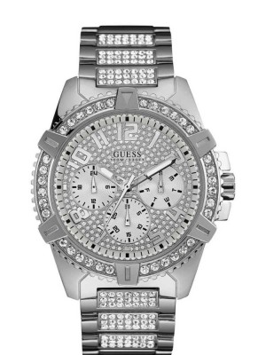 Montre Guess Silver-Tone Multifonction Homme Platine | 26197-JUPL