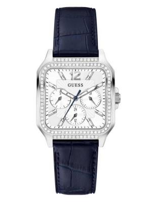 Montre Guess Silver-Tone Square Multifonction Femme Multicolore | 89507-PWTE