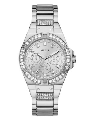 Montre Guess Silver-Tone and Crystal Multifonction Femme Multicolore | 86305-WVLG