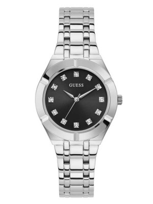 Montre Guess Silver-Tone and Diamond Analog Femme Multicolore | 81076-WQAL