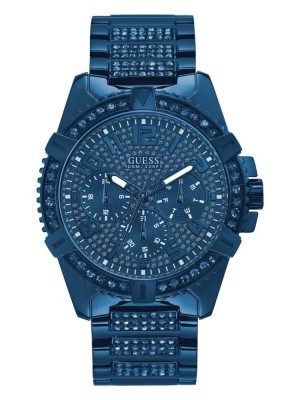 Montre Guess Sport Multifonction Femme Bleu | 83715-QWCU