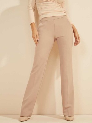 Pantalon Guess Sally Femme Beige | 02397-LMGT