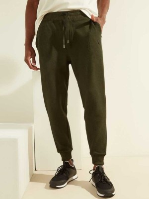 Pantalon Jogger Guess Alpine Performance Homme Vert | 72853-ZKGC