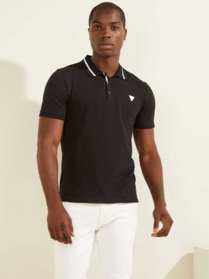 Polos Guess Eco Lyle Homme Noir | 94670-CKDT