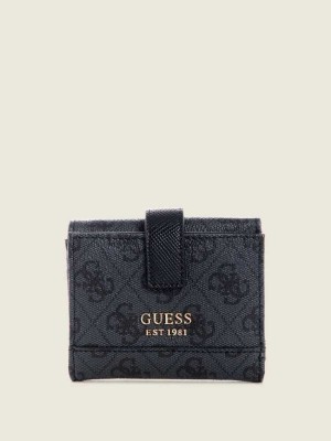 Portefeuilles Guess Cordelia Logo Small Trifold Femme Lavage | 92031-KFDX