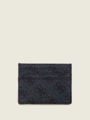 Portefeuilles Guess Noelle Card Holder Femme Bleu Fleur | 20854-SOTB