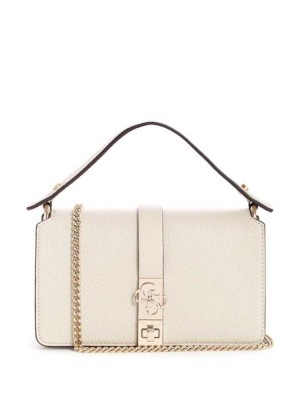 Sac Crossbody Guess Albury Mini Femme Grise | 01746-ZMKX