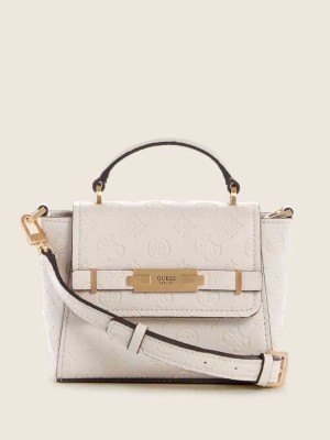 Sac Crossbody Guess Bea Mini Top Handle Femme Grise | 35147-KUTO