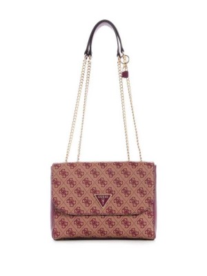 Sac Crossbody Guess Cordelia Logo Convertible Femme Violette | 35402-DYQS