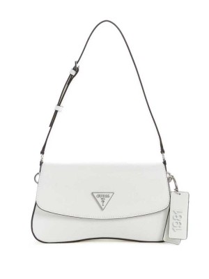 Sac Porté Épaule Guess Cordelia Femme Blanche | 83745-HOSY