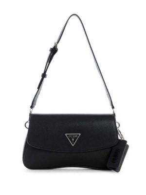 Sac Porté Épaule Guess Cordelia Femme Noir | 90876-BFQK