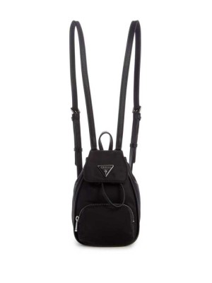 Sacs à Dos Guess Little Bay Mini Femme Noir | 05297-FETQ