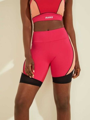 Short Guess Dixie Vélo Femme Fushia | 27984-JSQH