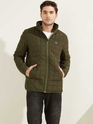 Vestes Guess Active Nylon Puffer Homme Vert | 92560-DBXQ