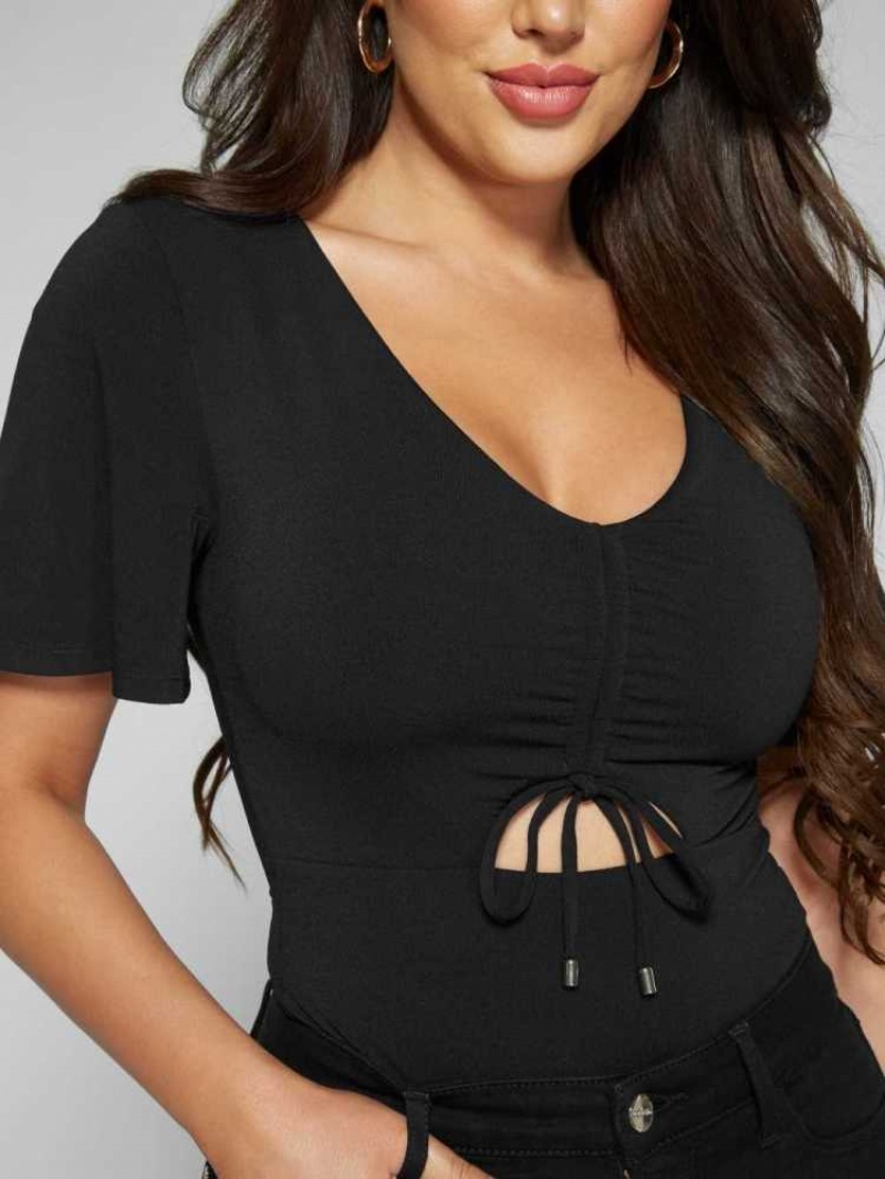 Body Guess Darling Cutout Femme Noir | 75164-EMZD