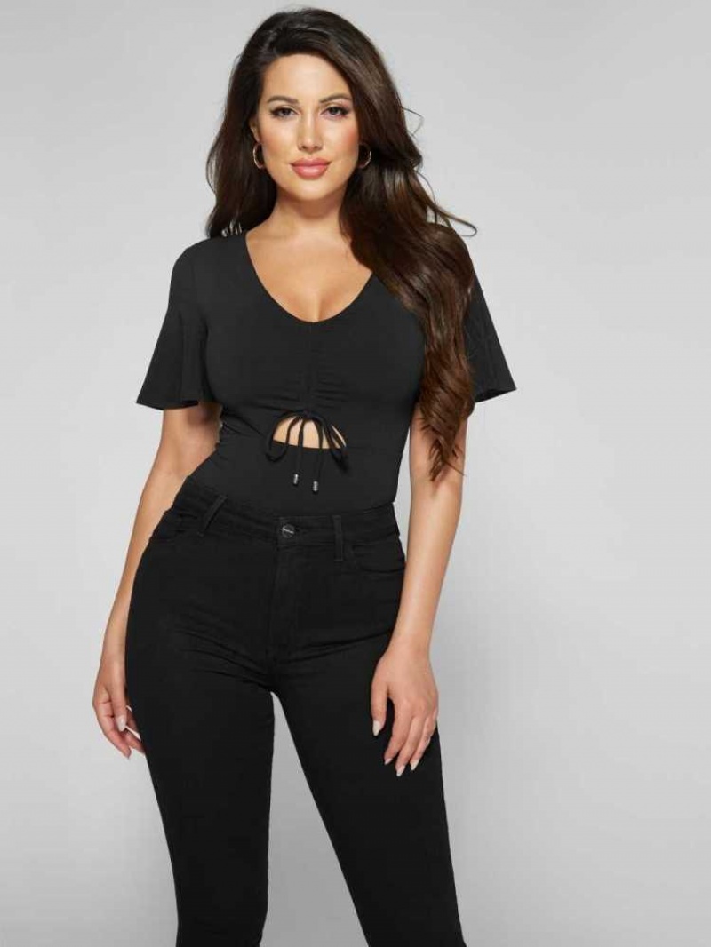 Body Guess Darling Cutout Femme Noir | 75164-EMZD