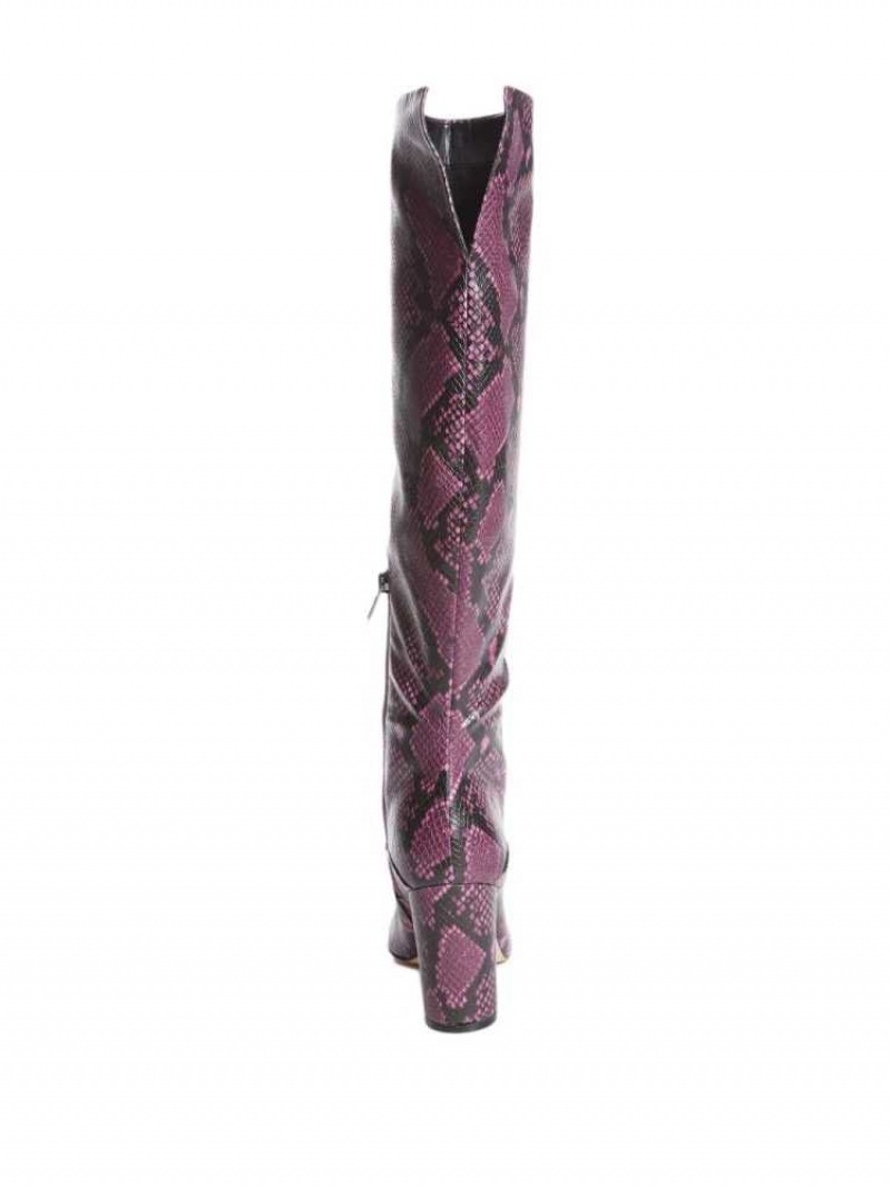 Botte Guess Ladie Snake Femme Rose | 41379-ETXD