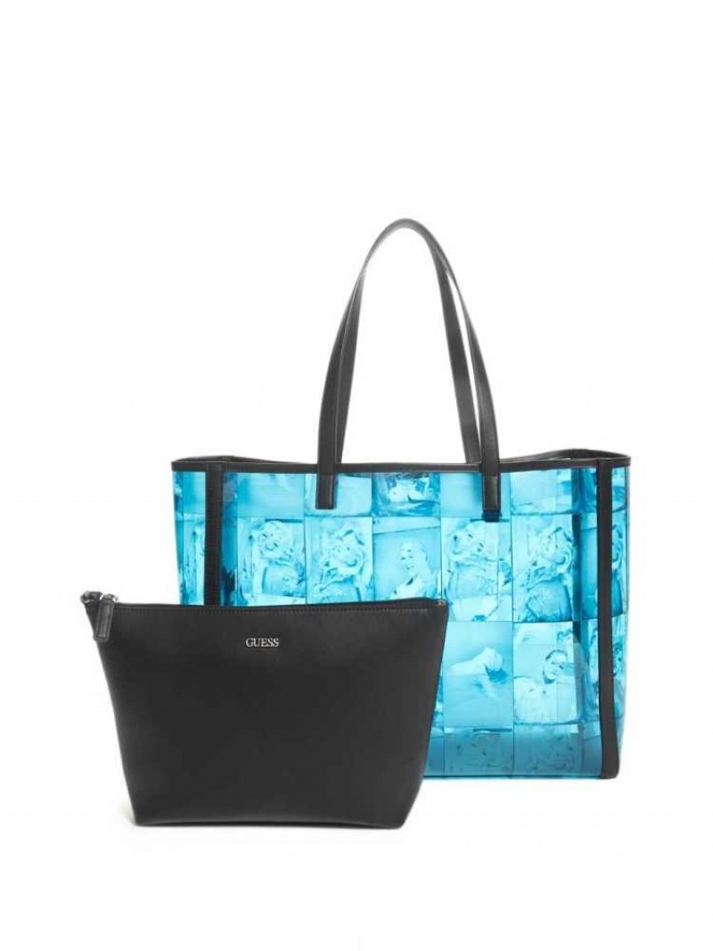 Cabas Guess Originale x Anna Nicole Smith Femme Turquoise | 67314-VJSI