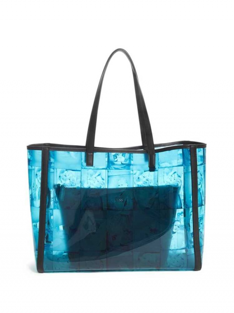 Cabas Guess Originale x Anna Nicole Smith Femme Turquoise | 67314-VJSI