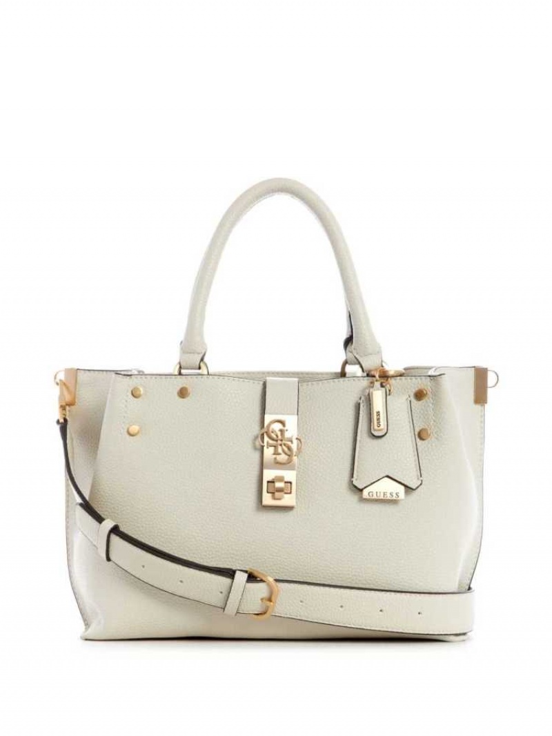 Cartable Guess Albury Small Girlfriend Femme Grise | 30296-KFSM